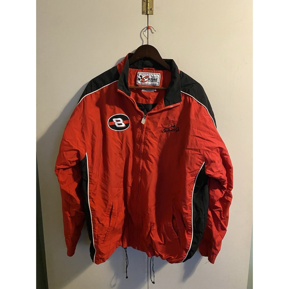 VTG Chase Authentics Dale Earnhardt Jr 8 NASCAR Racing Jacket Windbreaker Men XL